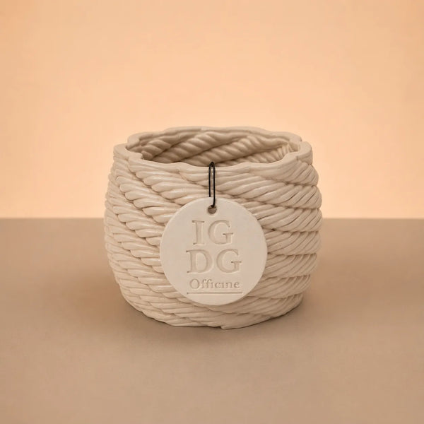 Vase en argile fait main Carina – Diamètre 9 cm