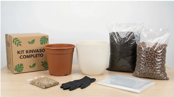 Complete Repotting Kit for Indoor Plants with Cachepot – Ø30 cm