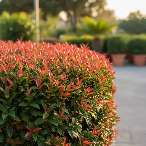 Eugenia Mirtifolia: Die perfekte Hecke, die nicht schmutzig wird und sich rot kleidet