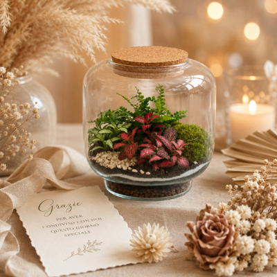 Bombonnière terrarium de mariage : le mini jardin qui raconte votre « oui » écoresponsable