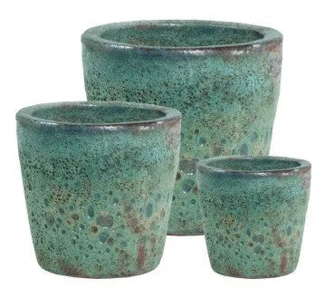 SET3 P.VASO DUYEN TONDO  VERDE - i Giardini di Giulia  