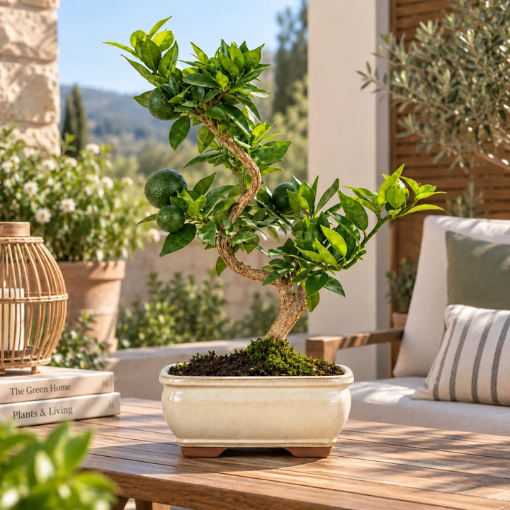 7-Year-Old Citrus myrtifolia (Chinotto) Bonsai - Premium Collection