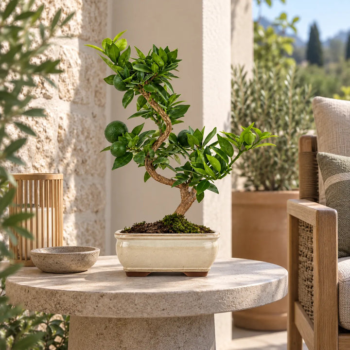 7-Year-Old Citrus myrtifolia (Chinotto) Bonsai - Premium Collection