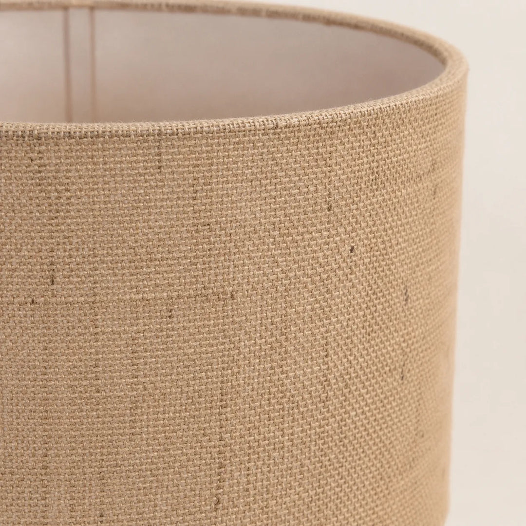 Lume Caldera mit Lampenschirm aus Jute