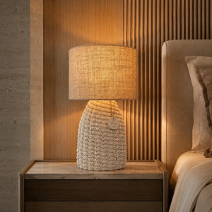 Large Lume Fira with Natural Jute Lampshade — vista 8