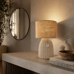 Large Lume Fira with Natural Jute Lampshade — vista 4