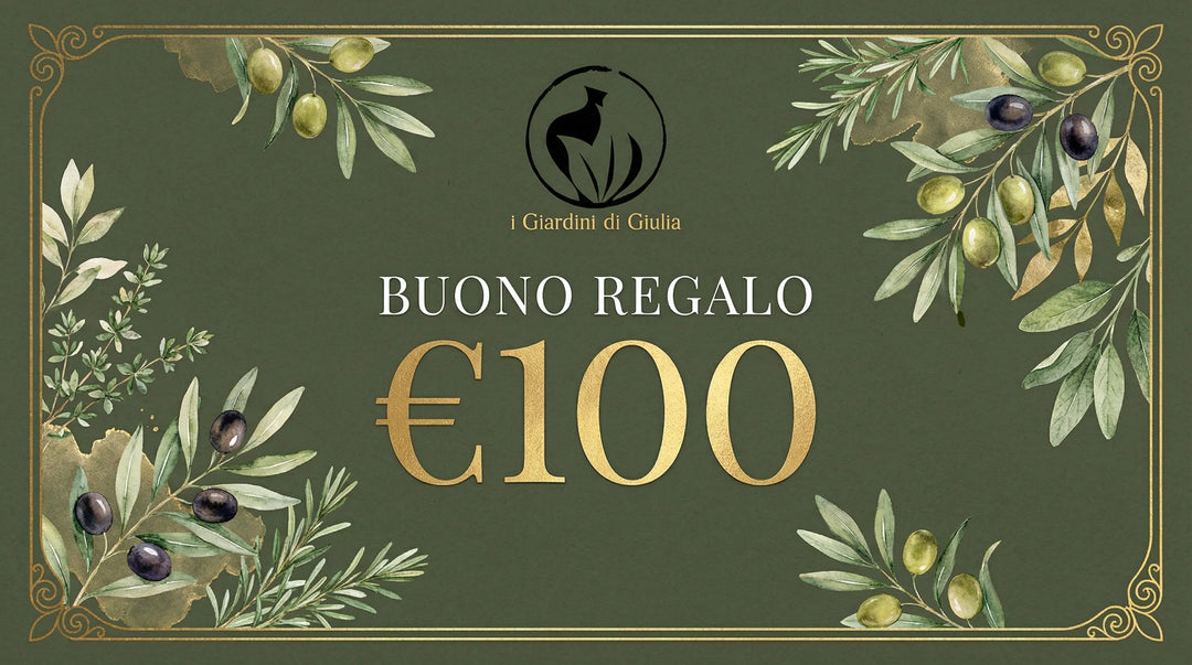 Buono Regalo I Giardini di Giulia - Persona che scrive un messaggio su una cartolina regalo