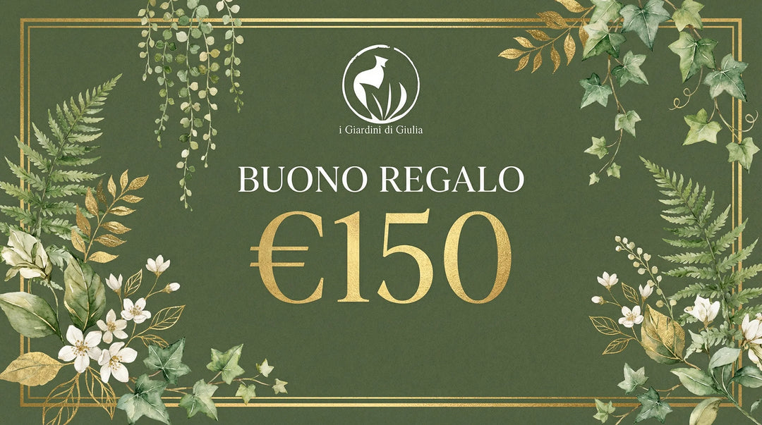 Buono Regalo I Giardini di Giulia - Layout grafico del buono con logo e valore