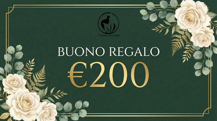 Buono Regalo I Giardini di Giulia - Vario assortimento di prodotti acquistabili con il buono