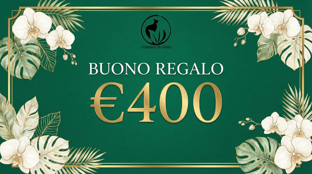 Buono Regalo I Giardini di Giulia - Busta elegante contenente il buono regalo fisico