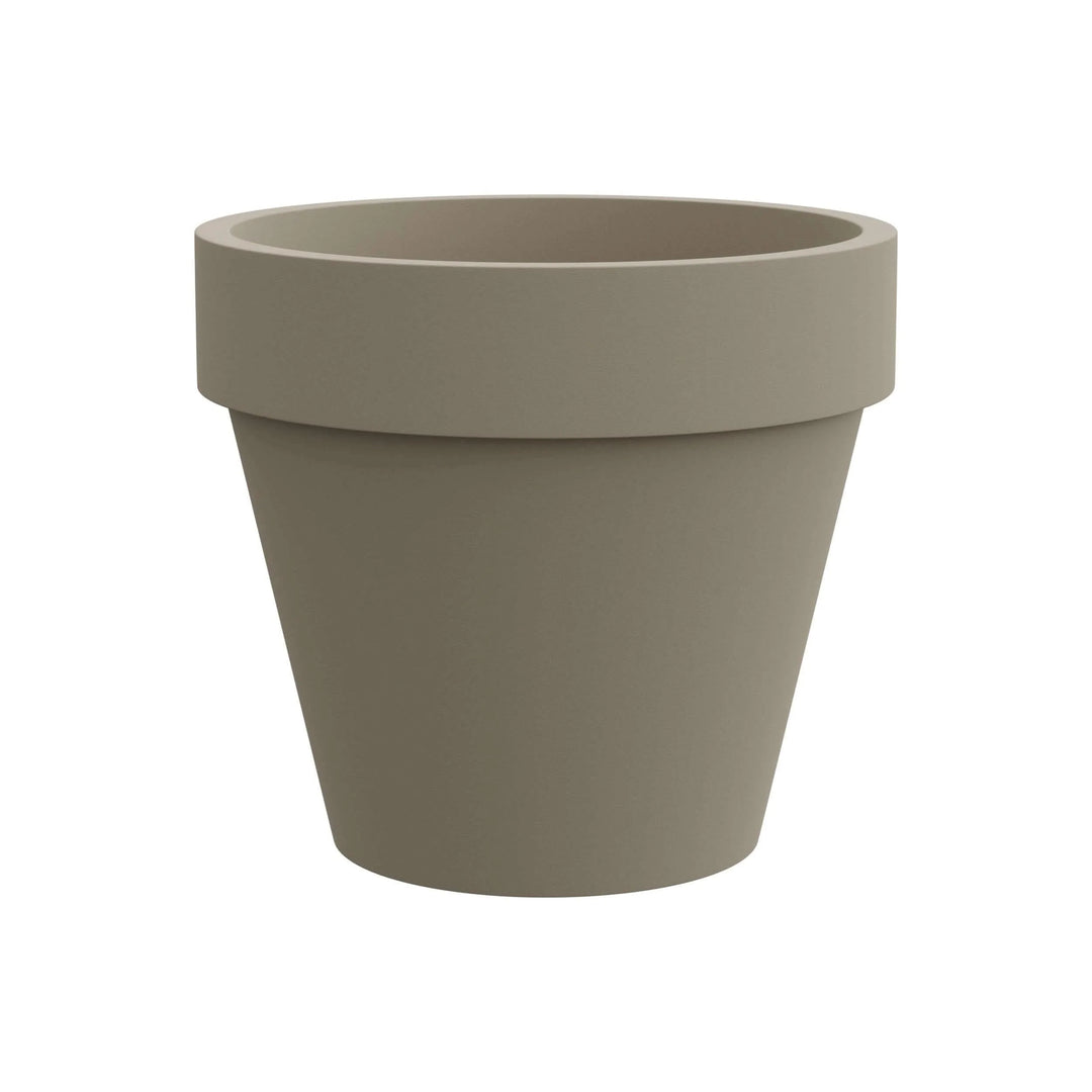 vaso con bordo sabbia standard one su fondo bianco

