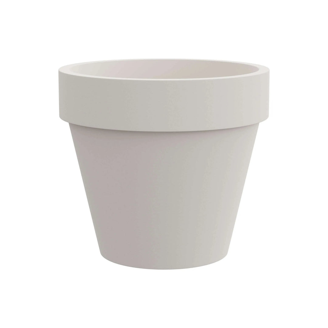 vaso con bordo bianco in polietilene standard one

