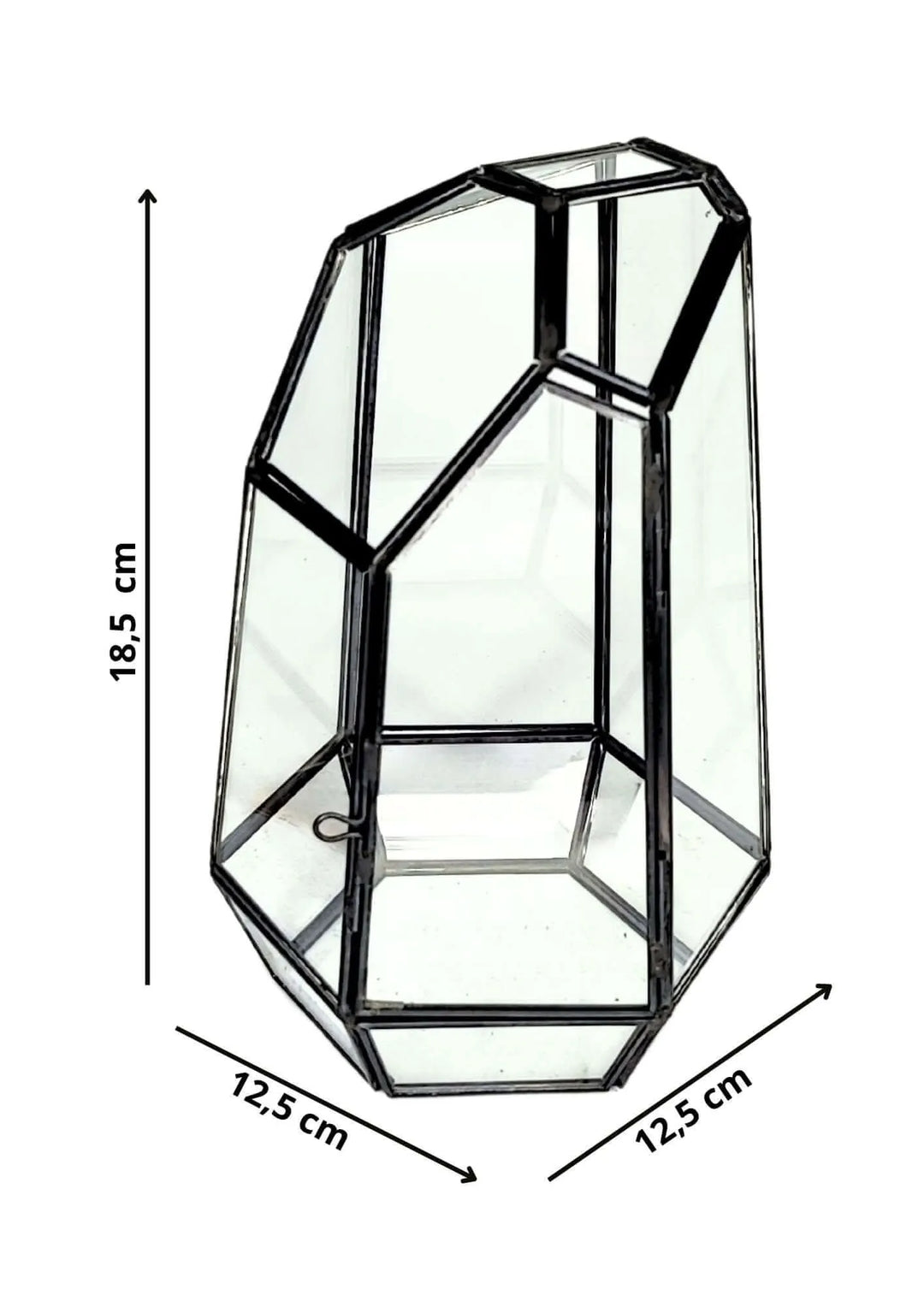 Terrarium geometrico Cristallo di Smeraldo 2TR072 - i Giardini di Giulia