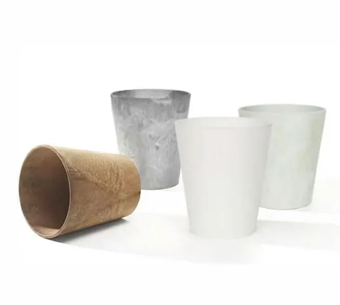 Vasi per piante Claire Artstone Taupe 8x9cm - i Giardini di Giulia